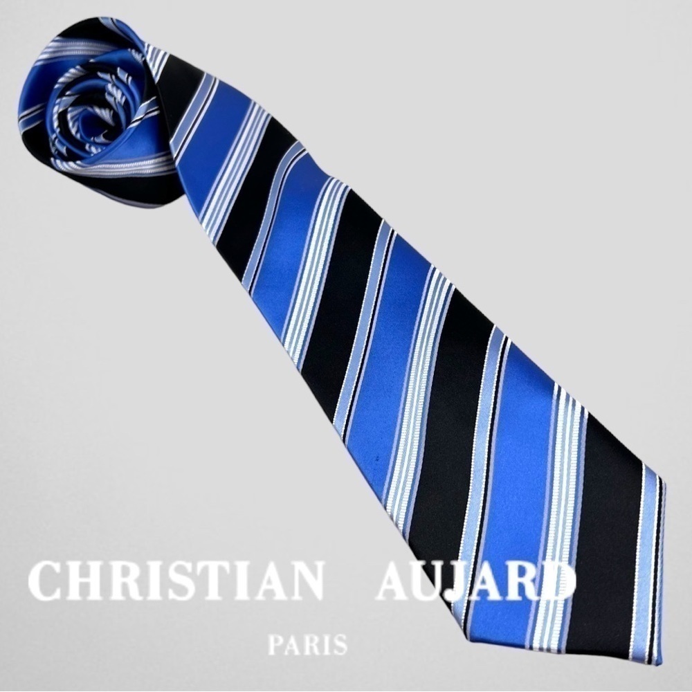 CHRISTIAN AUJARD Handsome Stripped Tie